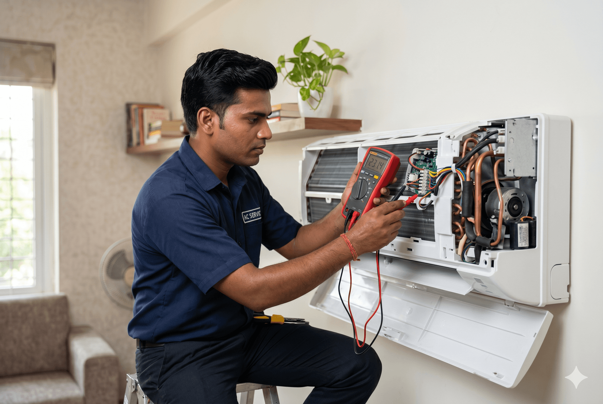 AC Repair & Service repair service — same-day home visit, all brands covered by HomeRepairPro