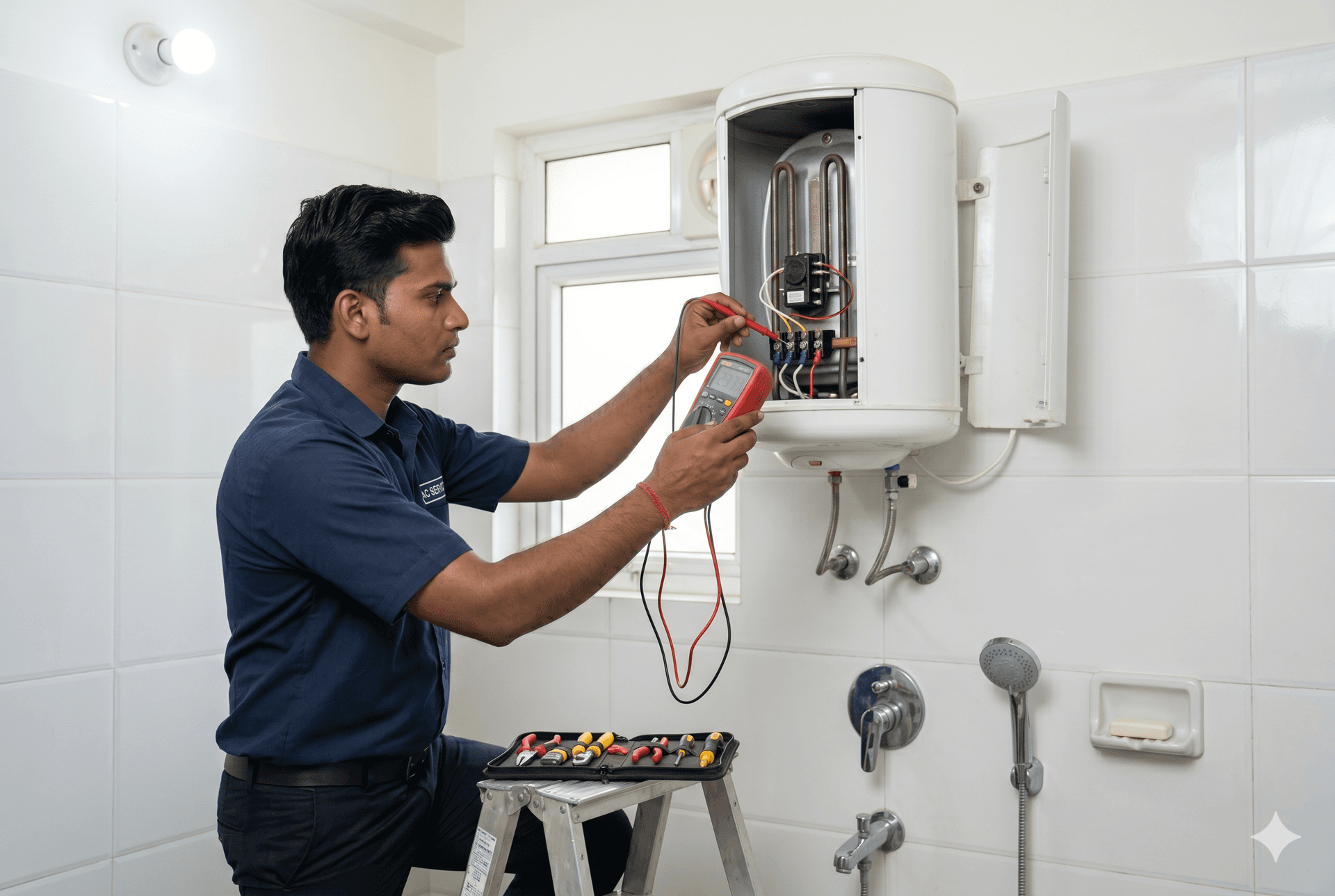 Geyser Repair repair service — same-day home visit, all brands covered by HomeRepairPro